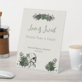 Ivory Skull Rose Irisches Brautparty bevorzugt Sig Sockelschild (In SItu)