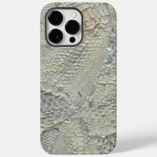 Ivory Snake Skin iPhone 14 Fall Case-Mate iPhone 14 Pro Max Hülle