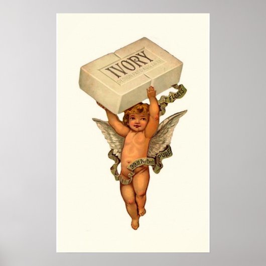 Ivory Soap Angel Wall Art Poster (Vorne)