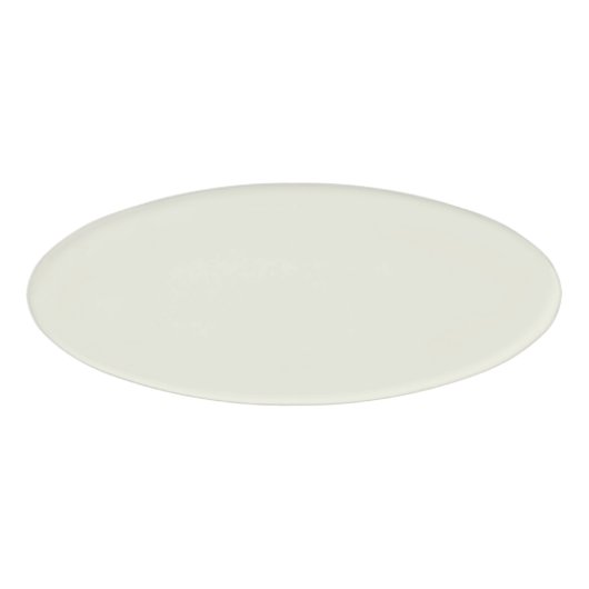 Ivory Solid Color Anpassen Namenschild (Vorderseite)
