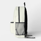 Ivory Solid Color Bedruckter Rucksack (Rechts)
