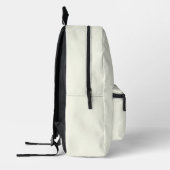 Ivory Solid Color Bedruckter Rucksack (Links)