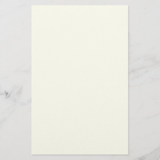 Ivory Solid Color Briefpapier (Vorderseite)