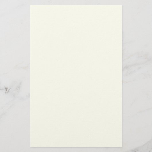Ivory Solid Color Briefpapier (Rückseite)