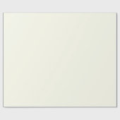 Ivory Solid Color | Classic | elegant Geschenkpapier (Flach)