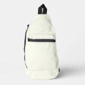 Ivory Solid Color Crossbody Bag (Vorderseite)