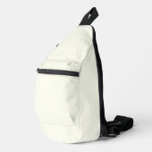 Ivory Solid Color Crossbody Bag (Rechte Ecke)