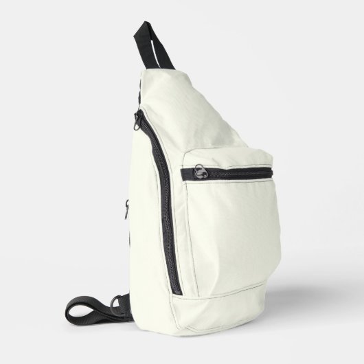 Ivory Solid Color Crossbody Bag (Linke Seite)