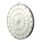 Ivory Solid Color Dartscheibe (Vorderseite rechts)