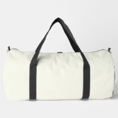 Ivory Solid Color Duffle Bag (Vorderseite)