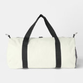 Ivory Solid Color Duffle Bag (Vorderseite)