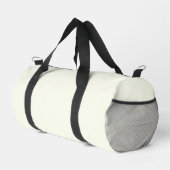 Ivory Solid Color Duffle Bag (Rechte Ecke)