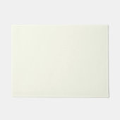 Ivory Solid Color Fußmatte (Vorderseite)