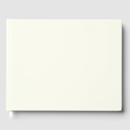 Ivory Solid Color Gästebuch