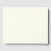 Ivory Solid Color Gästebuch (Rückseite)