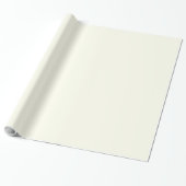 Ivory Solid Color Geschenkpapier (Ungerollt)