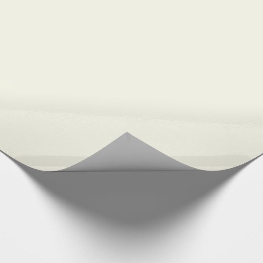 Ivory Solid Color Geschenkpapier (Ecke)
