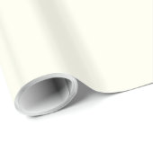 Ivory Solid Color Geschenkpapier (Rolleneckpunkt)
