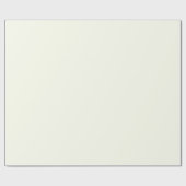 Ivory Solid Color Geschenkpapier (Flach)