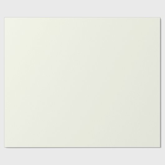 Ivory Solid Color Geschenkpapier (Flach)