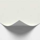Ivory Solid Color Geschenkpapier (Ecke)