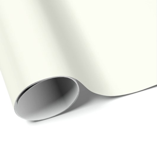 Ivory Solid Color Geschenkpapier (Rolleneckpunkt)