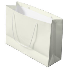 Ivory Solid Color Große Geschenktüte