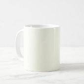 Ivory Solid Color Kaffeetasse (Vorderseite Links)