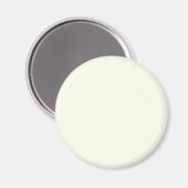 Ivory Solid Color Magnet (Vorderseite/Rückseite)