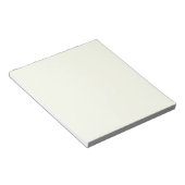 Ivory Solid Color Notizblock (angewinkelt)