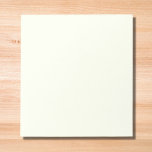 Ivory Solid Color Notizblock<br><div class="desc">Elfenbeinharte Farbe. Diese weiche, cremefarbene Farbe strahlt Eleganz und Eleganz aus und ist perfekt für jeden Anlass, der eine Touch von raffinierter Schönheit fordert. Die dezente Wärme und die cremefarbenen Untertöne schaffen einen vielseitigen Schatten, der sich für jede Anlässe eignet.</div>