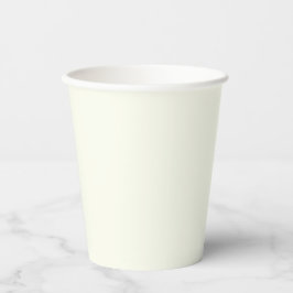 Ivory Solid Color Pappbecher