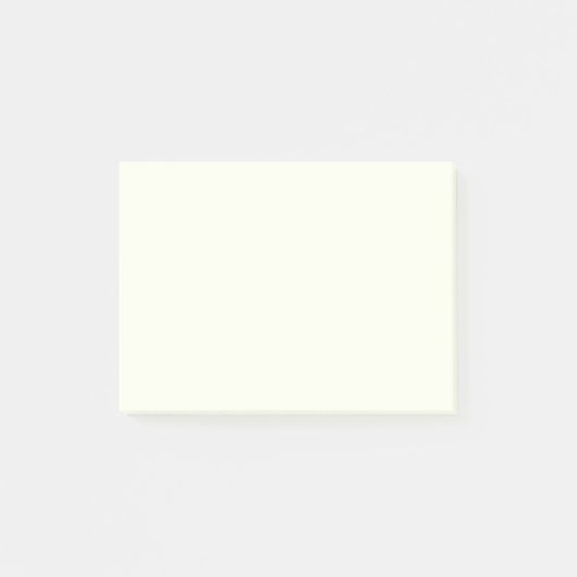 Ivory Solid Color Post-it Klebezettel (Vorderseite)