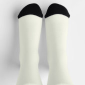 Ivory Solid Color Socken (Oben)