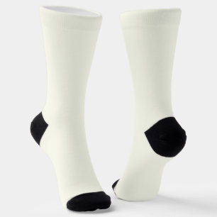 Ivory Solid Color Socken