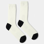 Ivory Solid Color Socken (Rechts)