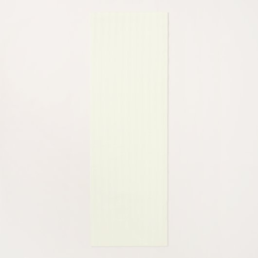 Ivory Solid Color Yogamatte (Rückseite)