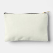 Ivory Solid Color Zubehörtasche (Rückseite)