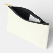 Ivory Solid Color Zubehörtasche (Offen)