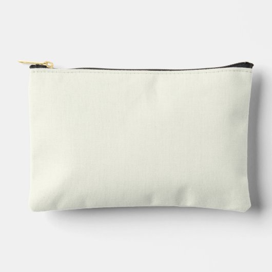 Ivory Solid Color Zubehörtasche (Vorderseite)
