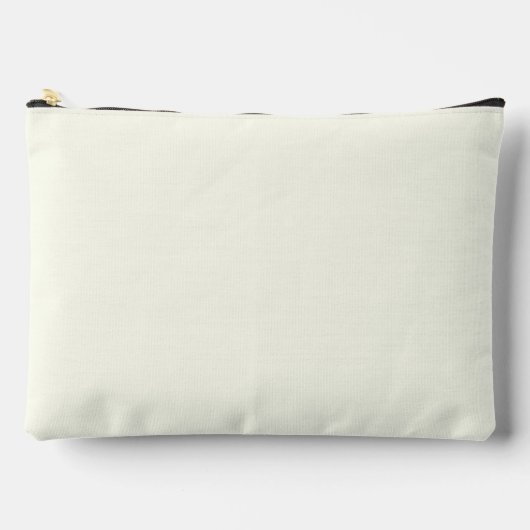 Ivory Solid Color Zubehörtasche (Vorderseite)