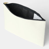 Ivory Solid Color Zubehörtasche (Offen)