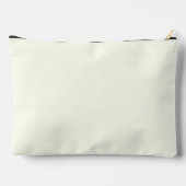 Ivory Solid Color Zubehörtasche (Rückseite)