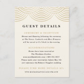 Ivory String Lights Gast Detail Enclosure Card Begleitkarte (Vorderseite)