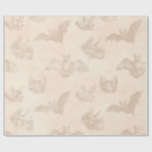 Ivory Vampyre Bats Geschenkpapier (Flach)