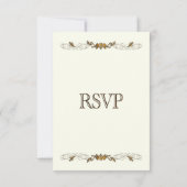 Ivory Vine UAWG RSVP Karte (Rückseite)
