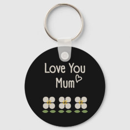 IVORY VINES - Botanischer Schlüsselring Muttertag Schlüsselanhänger