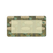 Ivory Vintage Art Nouveau Dragonfly Address Adressaufkleber (Vorne)