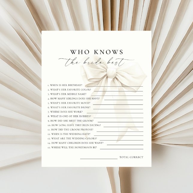 Ivory White Bow, der das beste Spiel der Braut ken (Von Creator hochgeladen)