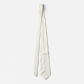 Ivory White FFFFF0 - Option zum Hinzufügen von Nam Krawatte (Rückseite)